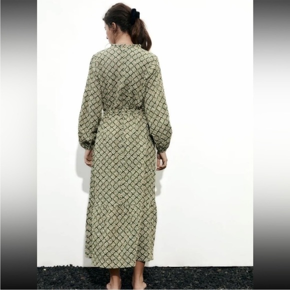 Zara geometric print dress Size XXL - Picture 9 of 13